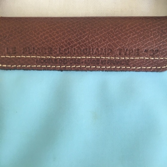 🐎 LONGCHAMP SMALL BLUE “LePliage” TOTE BAG: GUC - Picture 5 of 8